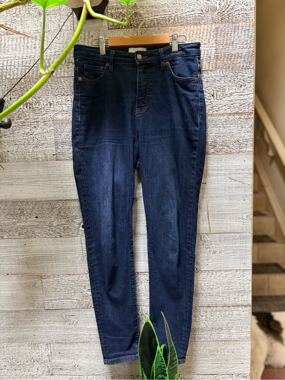 DU/ER | High-Rise Performance Skinny Med Wash Denim Jeans - Women's 29x28